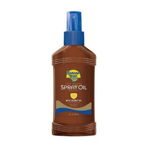 Banana Boat, Dark Tanning Oil Spray Spf 4, 8 oz Banana Boat